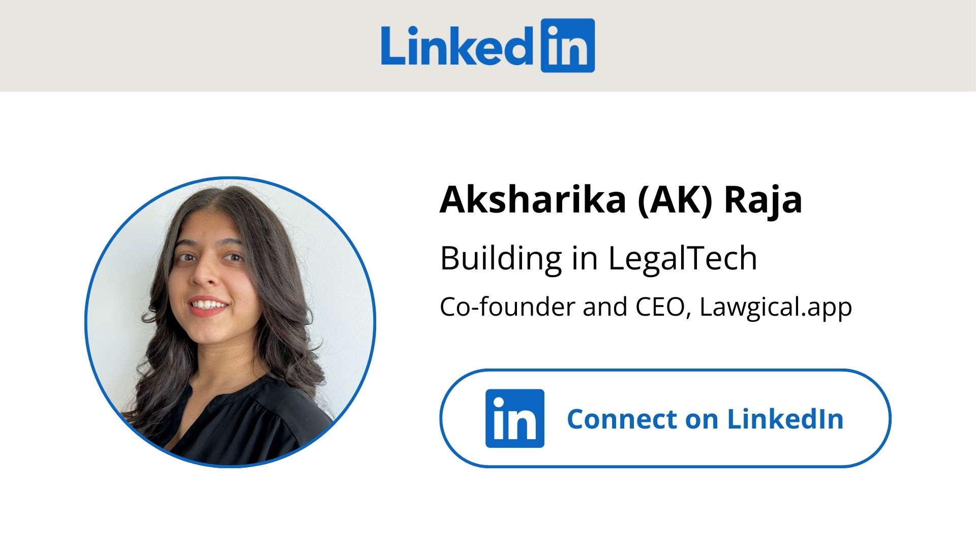 Connect with Aksharika on LinkedIn